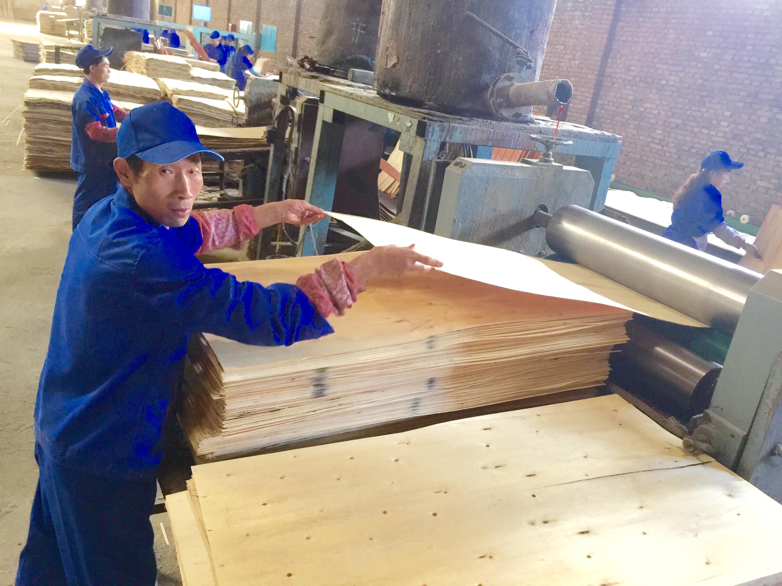 塑面模板芯板整張化工藝